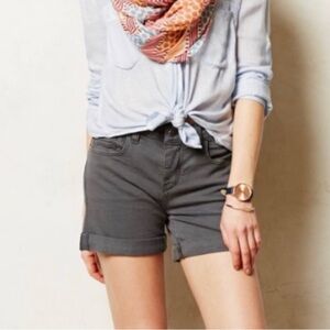 Anthropologie Pilcro Stet Denim Jean Women's Shorts Grey - Size 26